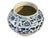 Vintage Ming Style Chinoiserie Blue and White Vase 11" H For Sale - Image 11 of 12