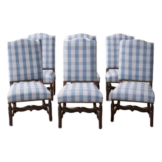 1990s Set of Six Pierre Deux Dining Chairs For Sale