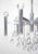 1960s Chandelier in Glass and Chrome by Angelo Gaetano Sciolari, 1970s For Sale - Image 5 of 7