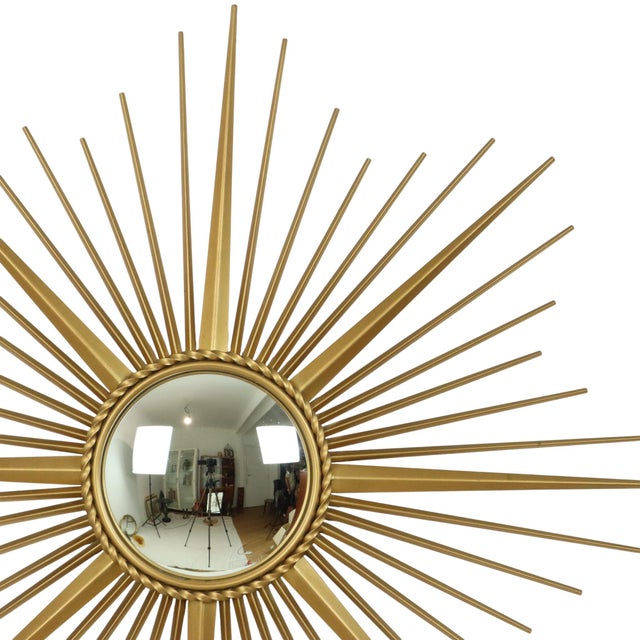 1960s Large Vintage Sun Mirror from Vallauris, 1960s For Sale - Image 5 of 18