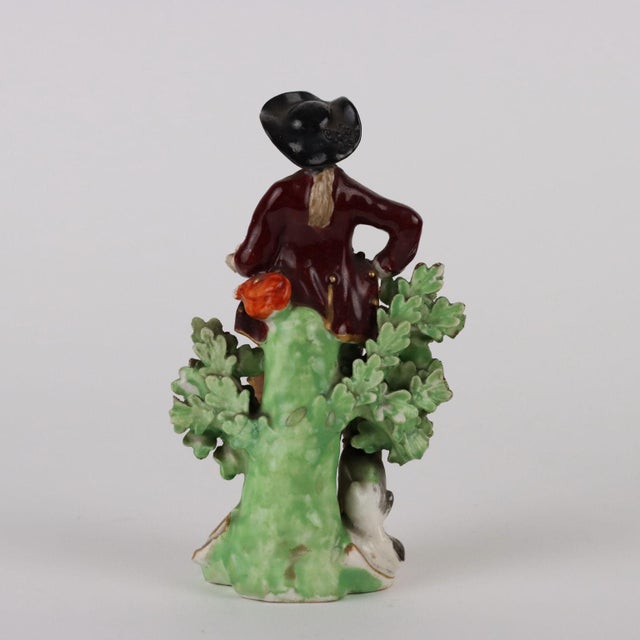 Ceramic Vintage Figures in Porcelain, Set of 2 For Sale - Image 7 of 16