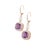 Natural amethyst 8.86cts & diamond 1.41cts earring in 18k gold For Sale - Image 11 of 18