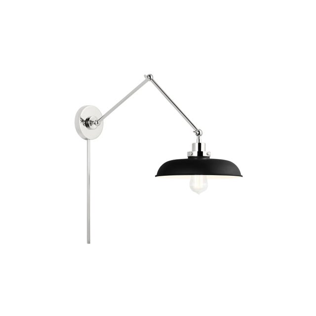 The Wellfleet one light wall sconce by Chapman & Myers is inspired by various classic utility silhouette’s - from factory...
