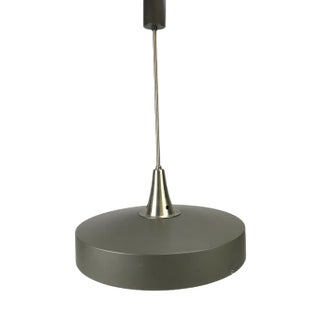 Mid-Century Space Age Ceiling Pendant Lamp in Metal For Sale