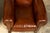 1940s 1940s French Art Deco Cognac Leather Club Chairs, Pair For Sale - Image 5 of 18
