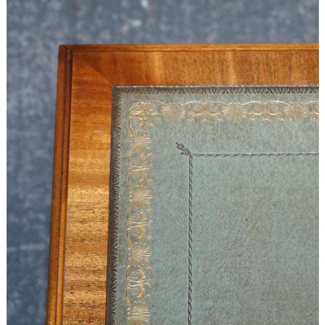 Bevan Funnell Filling Cabinet in Sage Blue Leather For Sale - Image 15 of 18