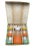 Mid-Century Modern Vintage 1960s Satin by Libby Multicolor 7 Piece Glass Juice Set For Sale - Image 3 of 7