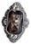 1940s Vintage Silver Marcasite Citrine Ring, Size 8 For Sale