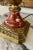 Antique French Neoclassical Rouge Marble Lamp For Sale - Image 4 of 8