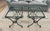 Black 1980s 5-Piece Giacometti Style Brutalist Iron Table Suite - Set of 5 For Sale - Image 8 of 18