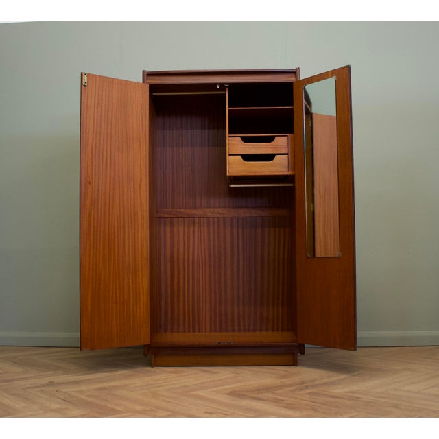Mid-Century Modern Teak Wardrobe from White & Newton, 1960s For Sale - Image 3 of 11