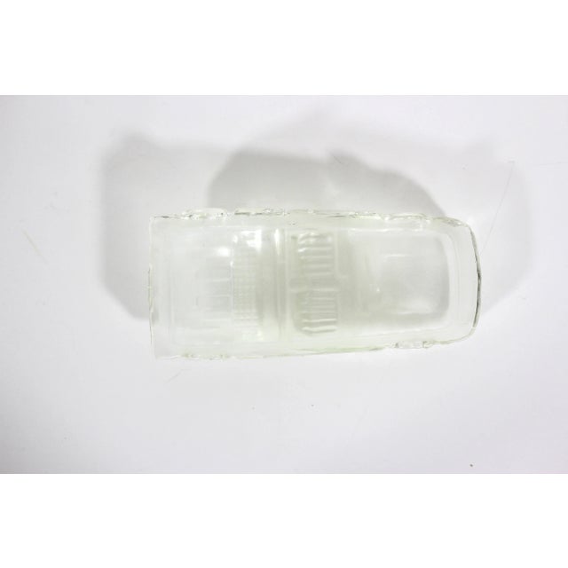 Vintage Glass Ferrari Testarossa Model Paperweight Italian Crystal For Sale - Image 11 of 11