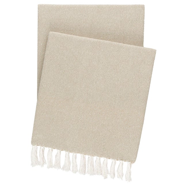 Contemporary Pine Cone Hill by Annie Selke Logan Sand Throw For Sale - Image 3 of 3