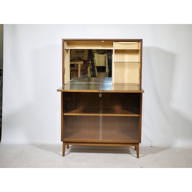 Mid-Century Modern Secretaire in Teak, 1960s For Sale - Image 9 of 10