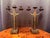 Dutch Amsterdam School Arts and Crafts 1910 Pair of Brass Candleholders For Sale - Image 9 of 15