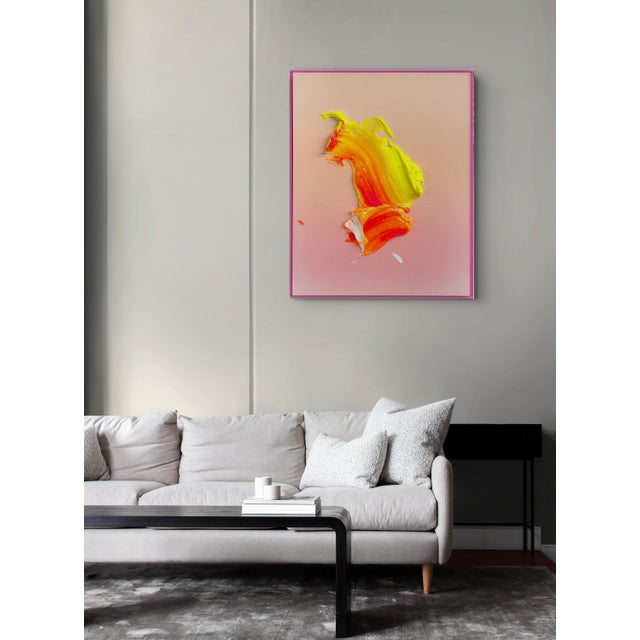 Abstract Contemporary Abstract Acrylic on Canvas "Dopamine" by Nikolaos Schizas For Sale - Image 3 of 6