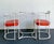 Mid-Century Modern Vintage Faux Metal Bamboo Patio Hollywood Chairs and Table Set For Sale - Image 3 of 16