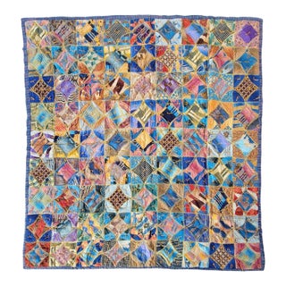 Early 20th C. Blanket Blocks Quilt / Comforter For Sale