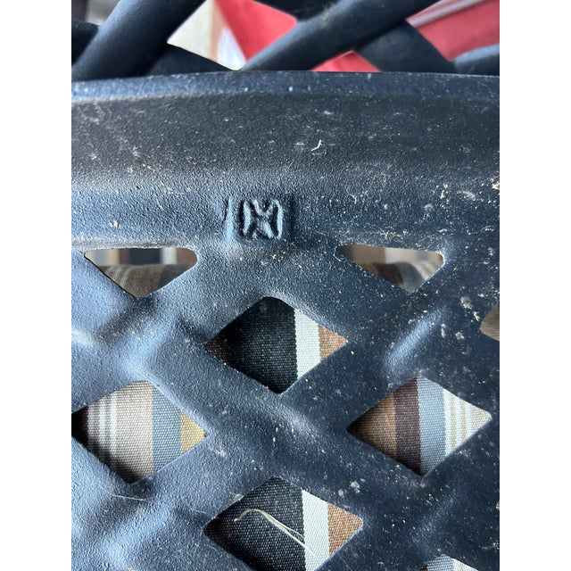 Beautiful Cast Aluminum Hanamint Patio Set Table and 4 Chairs *** For Sale In Washington DC - Image 6 of 6