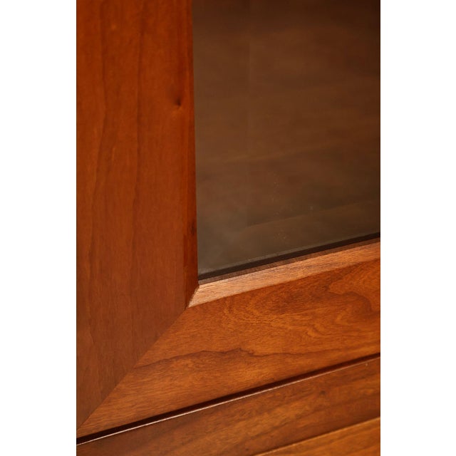 Stickley 21st Century Collection Cherry Curio Display Cabinet For Sale - Image 16 of 18