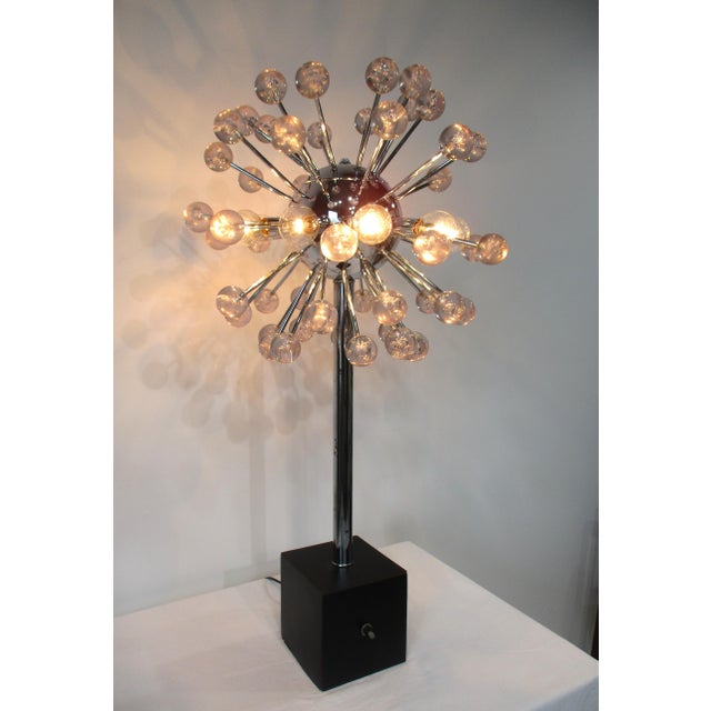 Atomic Sputnik Space Age Table Lamp in the Style of Robert Sonneman For Sale - Image 12 of 12