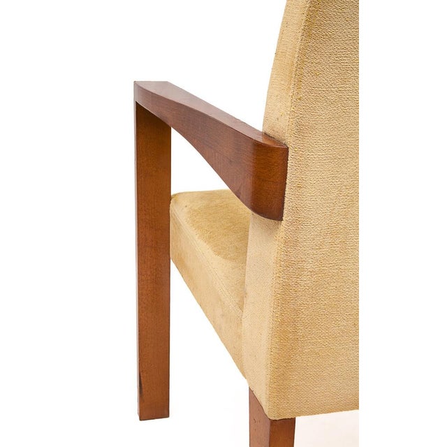 Wood Bridge Chairs by Hugues Chevalier, 1990s, Set of 6 For Sale - Image 7 of 13