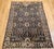 Vintage Persian Malayer Area Rug, Hand-Knotted Wool, Geometric Pattern, 5x7, Navy & Ivory For Sale - Image 17 of 18