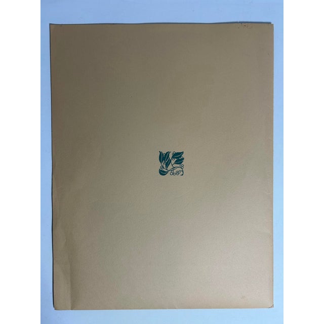 Illustration 1960s Illustrated Softcover Portfolio, Alice L. Waters's Thirty Recipes Suitable for Framing - 1 Piece For Sale - Image 3 of 9