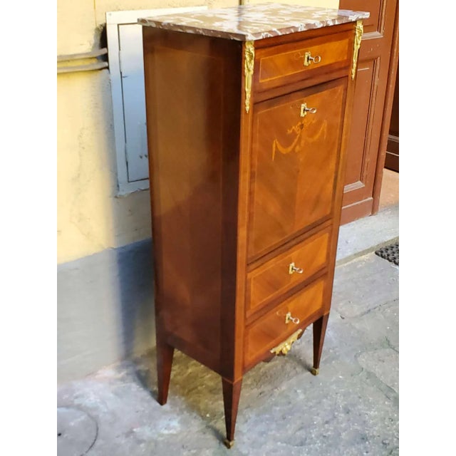 Small Napoleon III Secretaire For Sale - Image 5 of 11