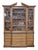 Late 20th Century Kittinger Colonial Williamsburg Mahogany Breakfront Bookcase (Cw-158) Rare For Sale
