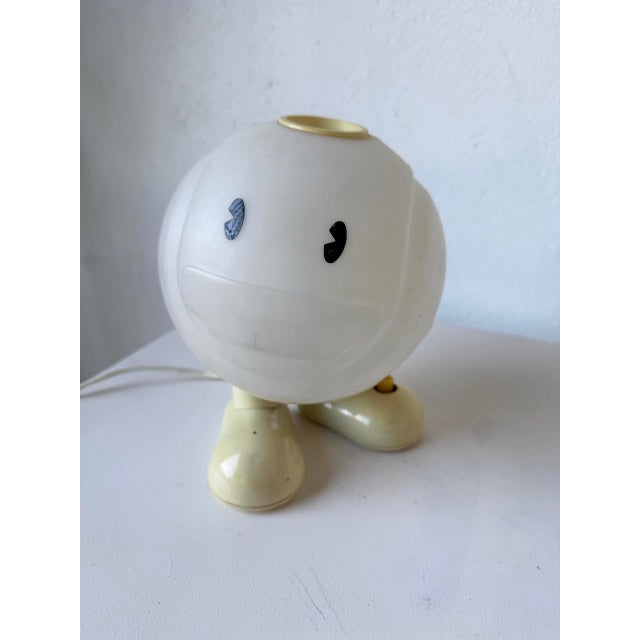 White Optimistic Man Lamp, 1980s For Sale - Image 8 of 17