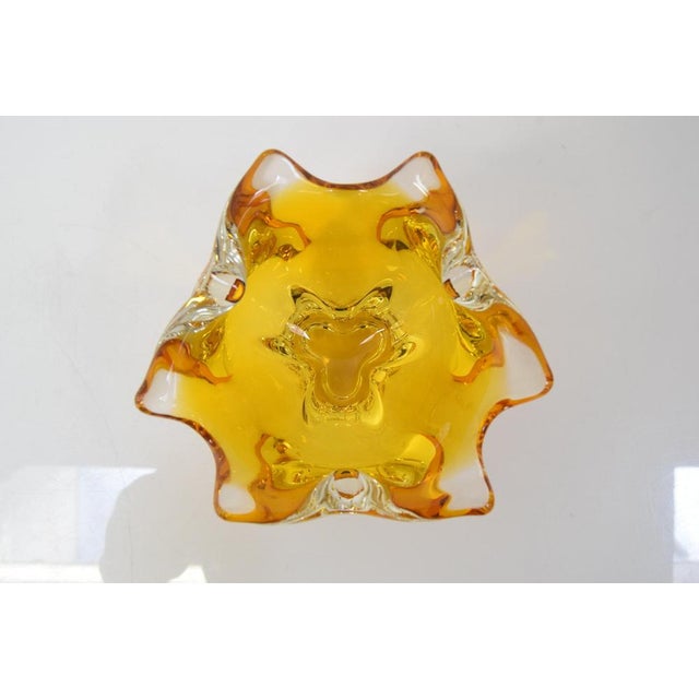 Glass Mid-Century Bowl by Josef Hospodka, 1960s For Sale - Image 7 of 15