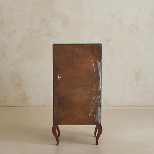 1940s French Mirrored Chest of Drawers, 1940s For Sale - Image 5 of 11