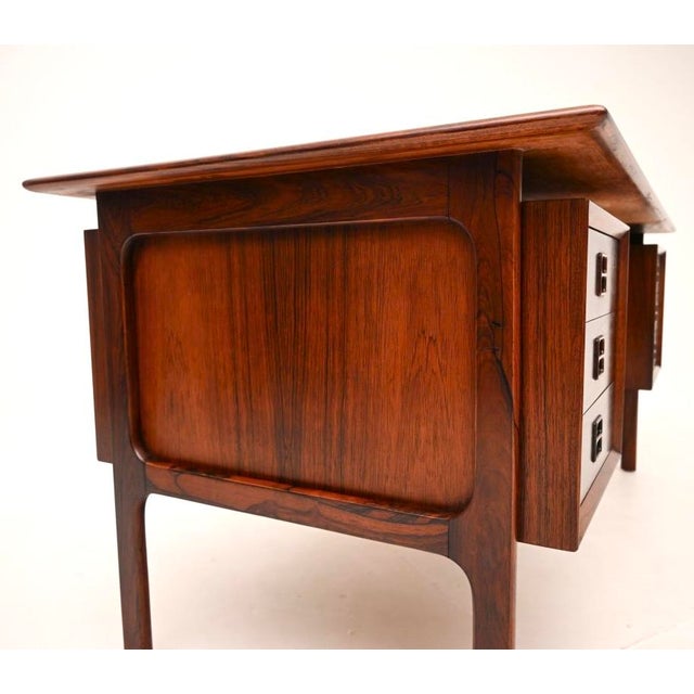 Arne Vodder Danish Vintage Desk by Arne Vodder for Brouer Møbelfabrik, 1960 For Sale - Image 4 of 11