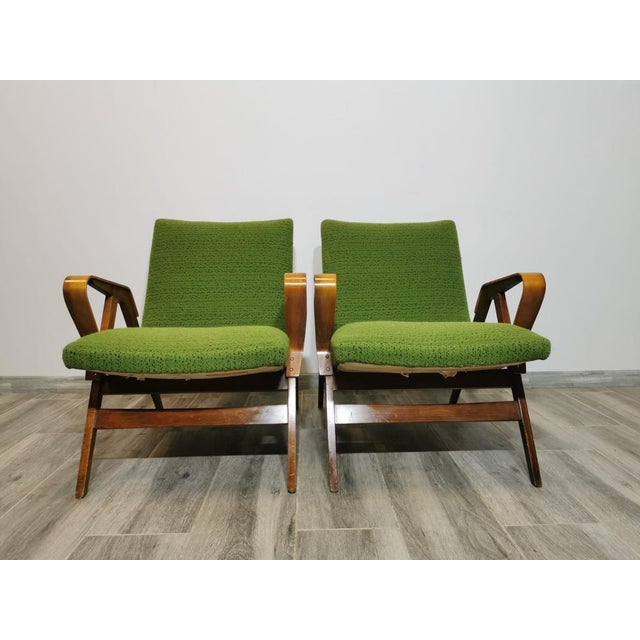 1960s Set of Armchairs by Frantisek Jirak for Tatra, 1960s For Sale - Image 5 of 18
