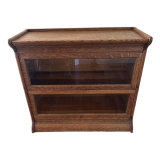 Two Stack Barrister Bookcase by Gunn Furniture Co. Of Grand Rapids. For Sale
