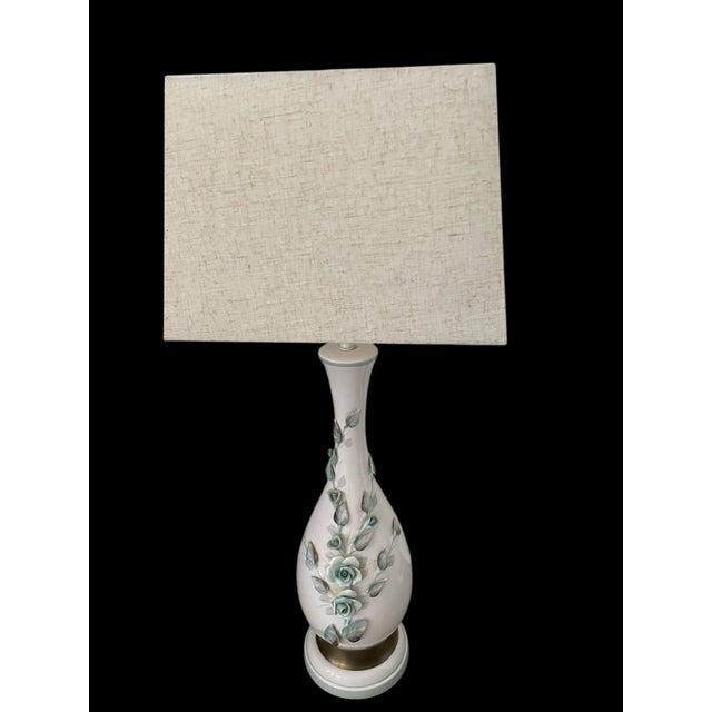 Mid-Century Floral Lamps - a Pair For Sale In Nashville - Image 6 of 12