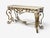 1980s Maitland Smith, Console Table, Gilt Metal, Marble, Philippines, 1980s For Sale - Image 5 of 13