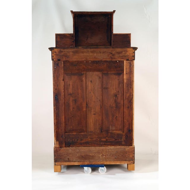 Early 19th Century Biedermeier Secretaire in Apple Wood, 1820 For Sale - Image 5 of 12
