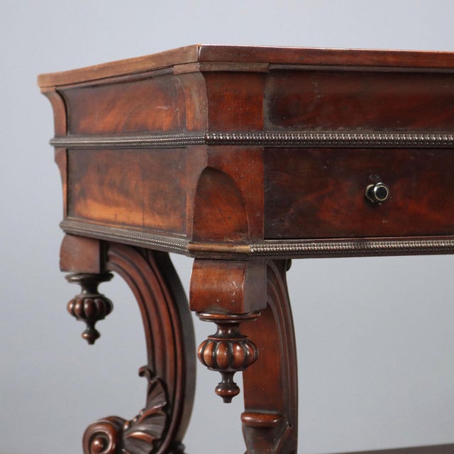 Louis Philippe Mahogany Dressing Table For Sale - Image 4 of 12