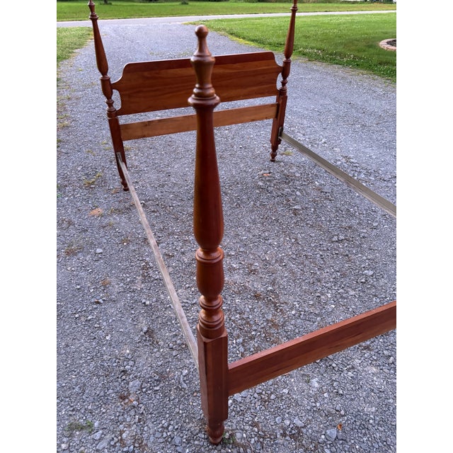 Traditional 1960s Vintage Cherry Poster Bed For Sale - Image 3 of 6