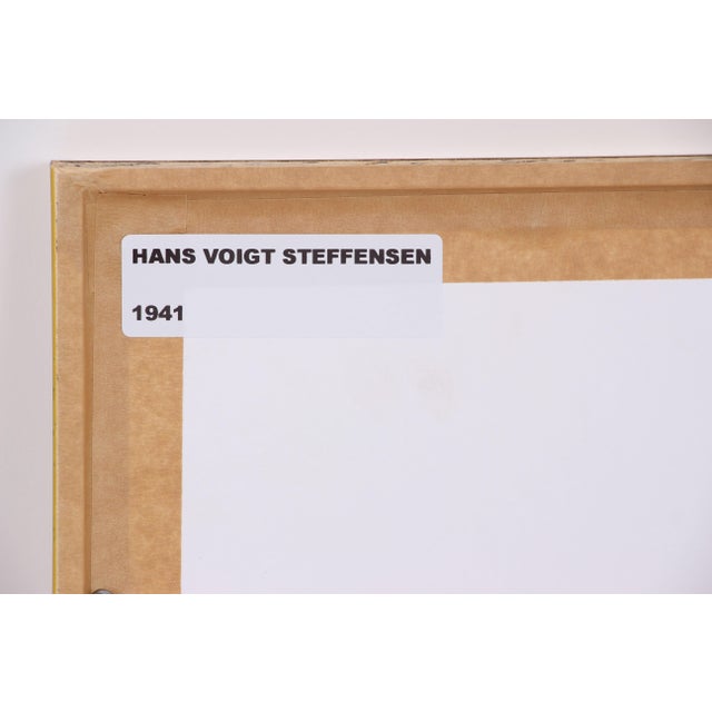 Hans Voigt Steffensen, Rice Fields Bali e.a. Danish Art, 1984, Graphite For Sale - Image 4 of 6