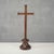 Brown Antique Early 19th Century Cross with Inlaid Fillets For Sale - Image 8 of 12