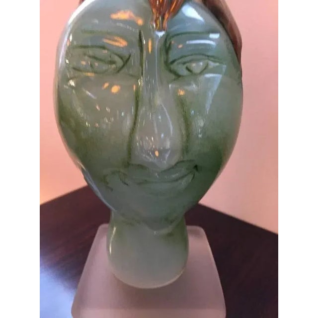 2010s Handblown Glass Tree Head "Summer" Sculpture For Sale - Image 5 of 10