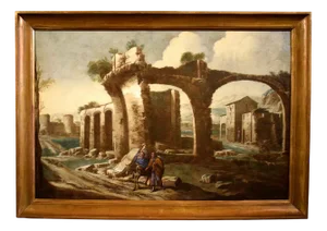 Circle of Antonio Travi / Il Sestri, Return from the Flight Into Egypt, 1650, Oil on Canvas