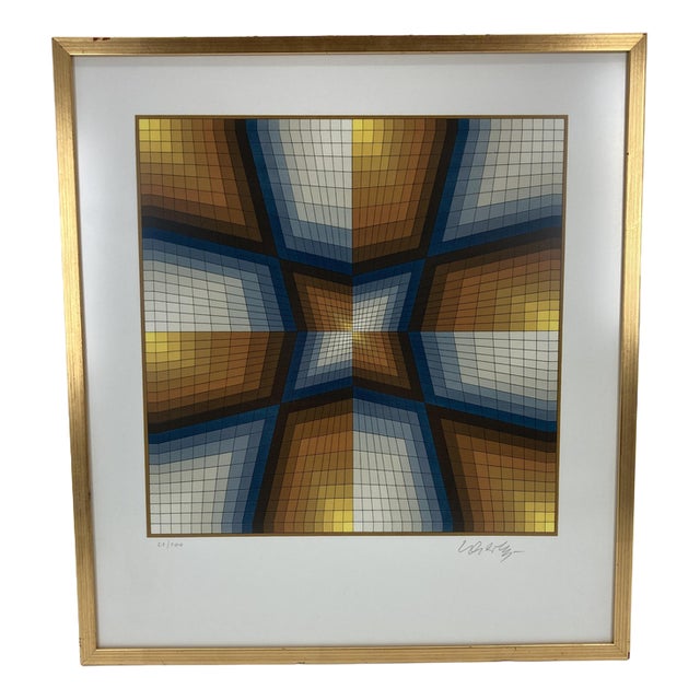 Victor Vasarely, Esthaynal, 1986, Print, Framed For Sale