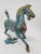 Turquoise Chinese Cloisonne Enamel Gilt Success Horse Statue For Sale - Image 8 of 10