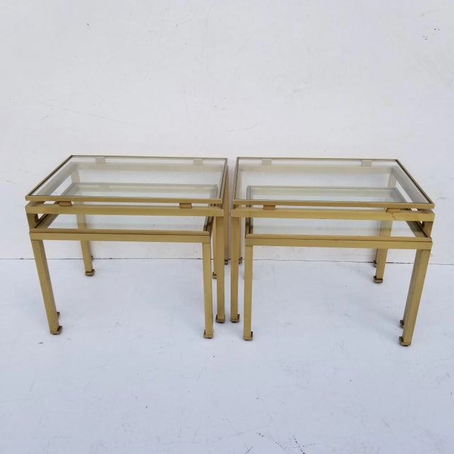 Guy Lefevre for Maison Jansen Side Table - Set of 4 For Sale - Image 12 of 13