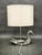 Italian Chrome Duck Table Lamp with Original Shade, 1970s For Sale - Image 4 of 13