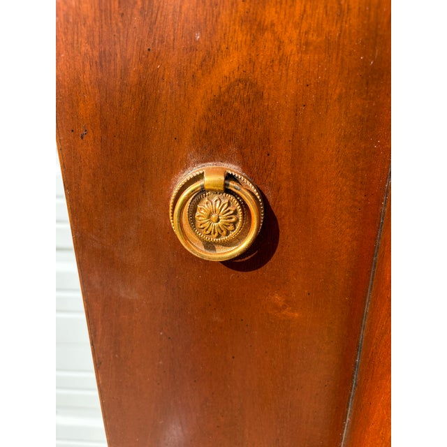 Classical Roman Maitland Smith Handcrafted Classical Column Cabinet For Sale - Image 3 of 12